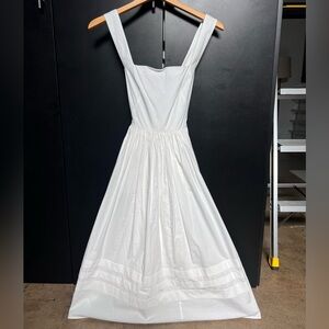 J. Crew Cotton Poplin Apron Dress